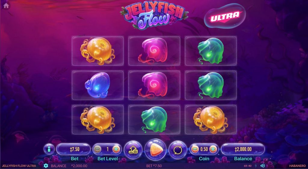 Jellyfish Flow Ultra slot gameplay