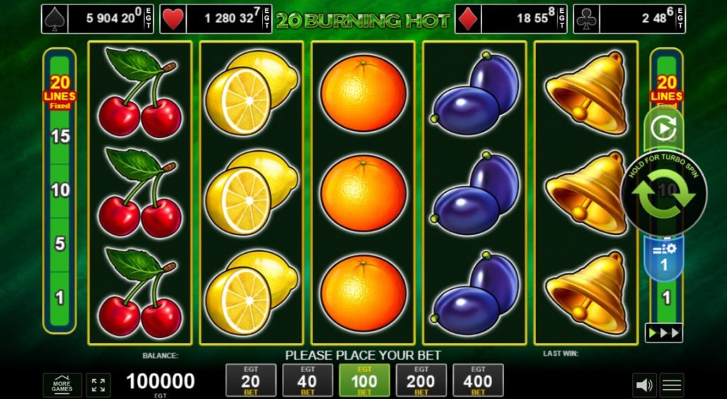 20 Burning Hot je vrlo popularna slot igra u Srbiji