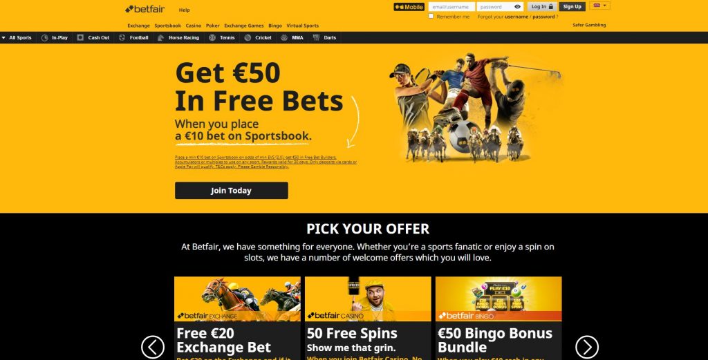 Betfair kazino i kladionica