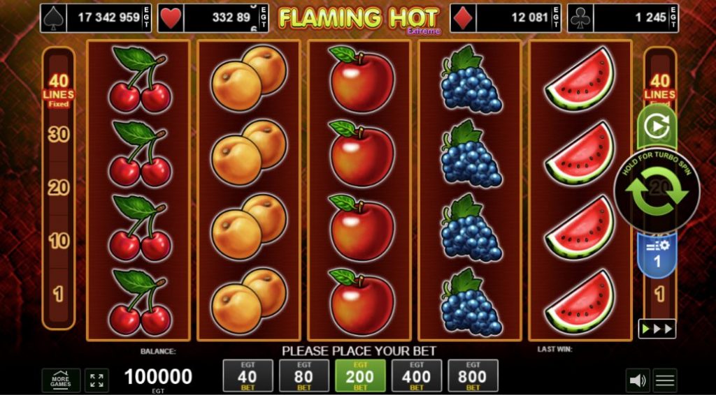 Flaming Hot Extreme slot igra