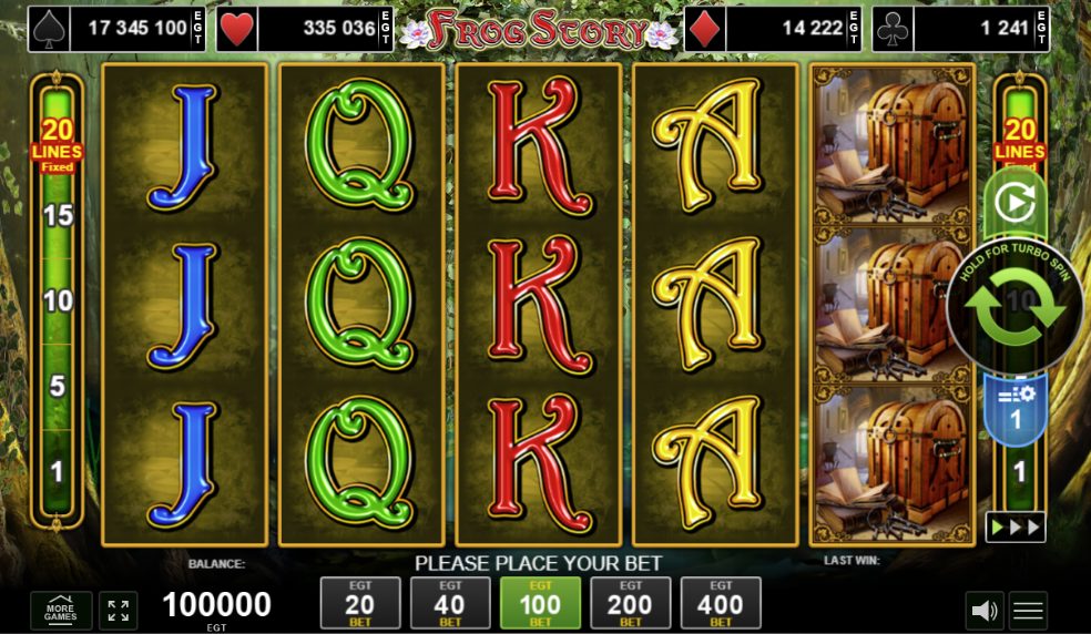 Frog Story slot igra