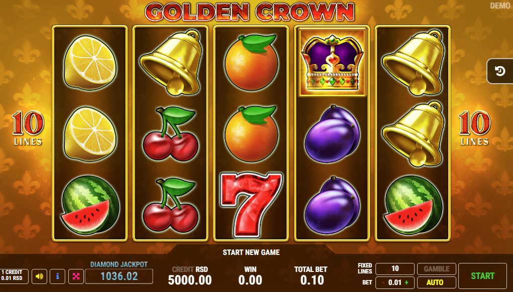 Golden Crown slot igra