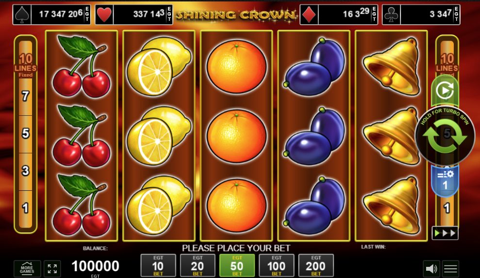 Shining Crown slot igra