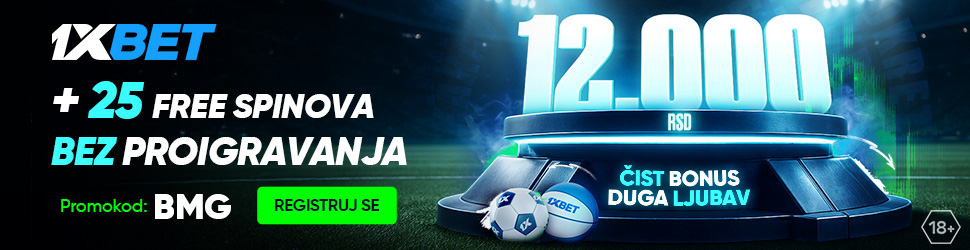 1xbet-bmg-promo-new-970x250 Ako iskoristite promo kod BMG, dobijate bonus od 12.000 RSD!